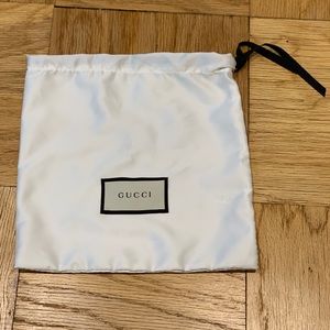 Gucci silk dust bag